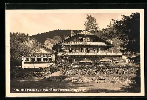 AK Tabarz /Th., Hotel-Pension Schweizerhaus K. Windisch