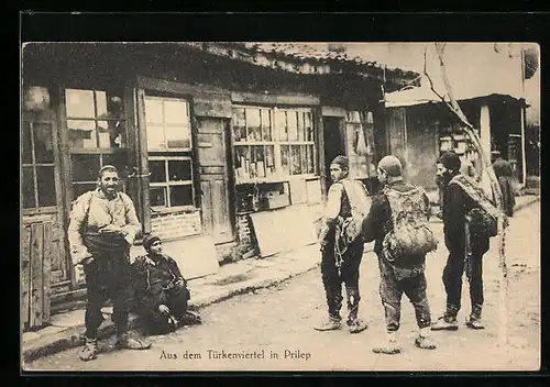 AK Prilep, Strassenleben im Türkenviertel