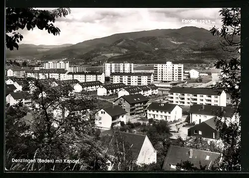 AK Denzlingen /Baden, Ortsansicht mit Kandel