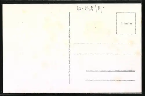 AK Eschenbach /Opf., Strassenpartie, durch ein Fenster gesehen