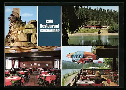 AK Flossenbürg /Opf., Cafe-Restaurant Gaisweiher, Pächter Johann und Erna Frey