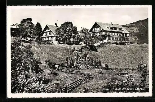 AK Filzbach, Hotel Lihn im Sommer