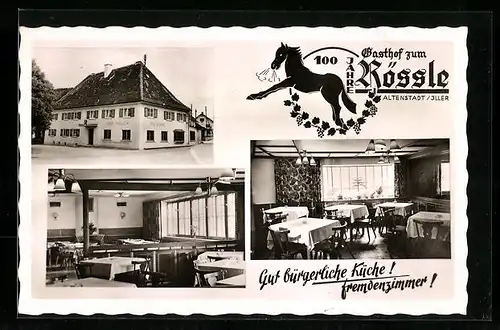 AK Altenstadt /Iller, Gasthof zum Rössle