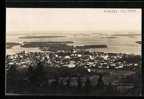 AK Kuopio, Gesamtansicht aus der Vogelschau