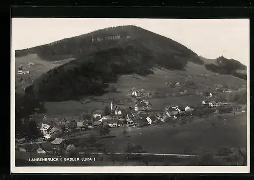 AK Langenbruck, Gesamtansicht aus der Vogelschau