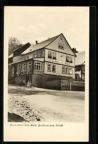 AK Winterstein /Th., Gasthaus zum Hirsch