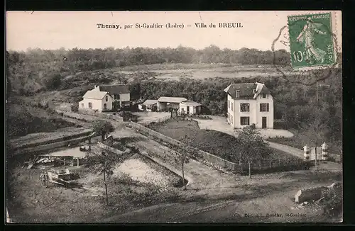 AK Thenay, par St-Gaultier, Villa du Breuil