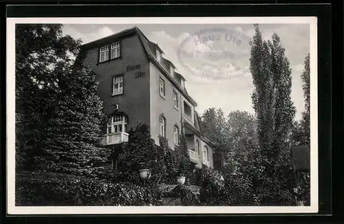 AK Bad Blankenburg, Hotel Haus Ute, Unterm Berg 11