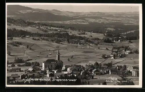 AK Alberschwende /Bregenzerwald, Ortsansicht mit Umgebung