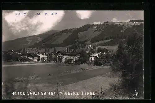 Foto-AK Mieders, Hotel Lärchenhof