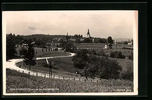 AK Edelschrott an der Packstrasse, Ortsansicht mit Umland