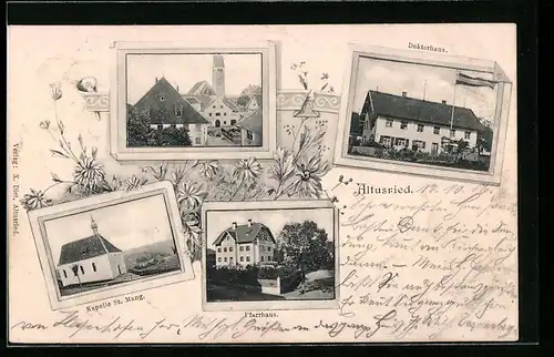 AK Altusried, Kapelle St. Mang, Pfarrhaus, Doktorhaus