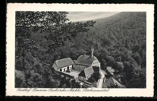 AK Birkenauertal /Weinheim a. d. Bergstrasse, Gasthof u. Pension Fuchs`sche Mühle