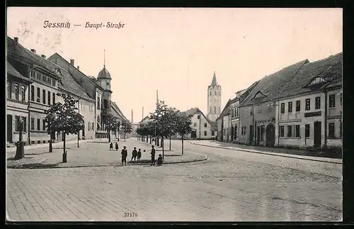 AK Jessnitz, Partie in der Hauptstrasse