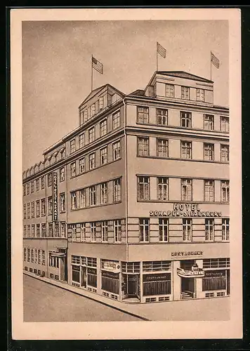 AK Bremen, Hotel und Restaurant Schaper-Siedenburg, Bahnhofstrasse 34