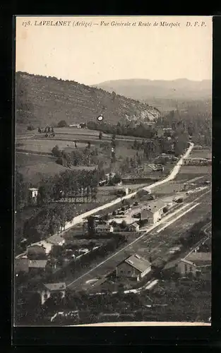 AK Lavelanet, Vue Generale et Route de Mirepoix