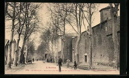 AK Mirepoix, Vestiges des Remparts et le Boulevard