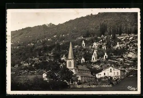 AK Renaude /près Mas d`Azil, Eglise et Chemin de Croix