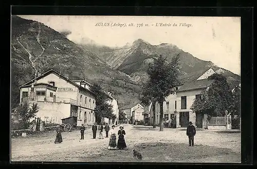 AK Aulus, L`Entrée du Village