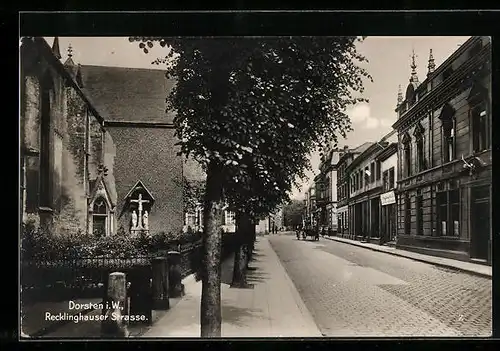 AK Dorsten i. W., Kirche in der Recklinghauser Strasse