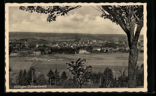 AK Villingen /Schwarzwald, Blick auf den Ort