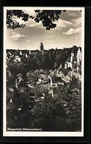 AK Haigerloch /Hohenzollern, Ortsansicht aus der Vogelschau