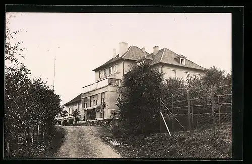 Foto-AK Hattingen, Weg zum Bootshaus 1928