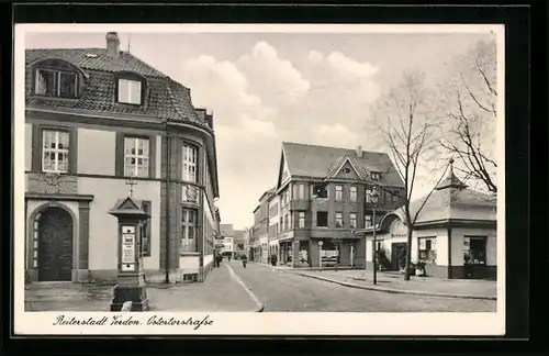 AK Verden, Ostertorstrasse mit Geschäften