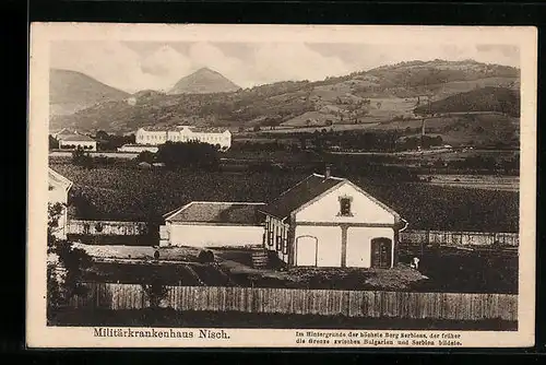 AK Nisch, Blick auf Militärkrankenhaus