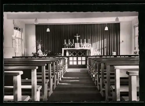 AK Fahrnau im Wiesental /Schwarzwald, Katholische Kirche, Innenansicht