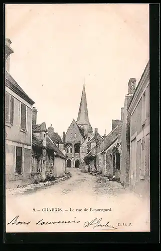 AK Chabris, la Rue de Beauregard