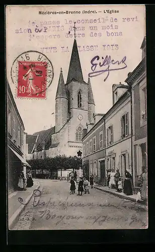 AK Mézières-en-Brenne, l`Eglise