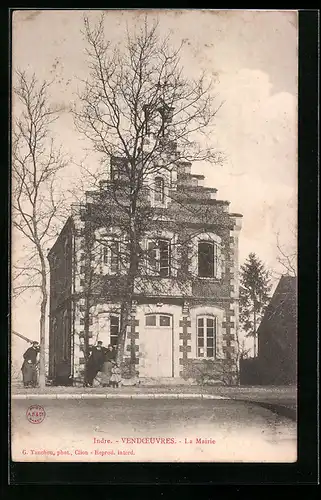 AK Vendceuvres, la Mairie