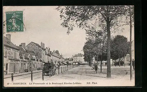 AK Issoudun, la Promenade et le Boulevard Nicolas-Leblanc