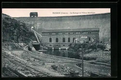 AK Éguzon, le Barrage et l`Usine électrique