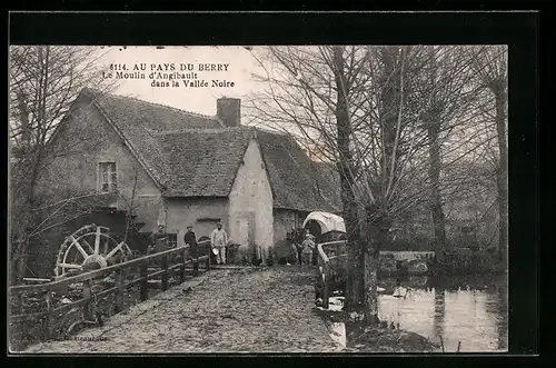 AK Montipouret, Le Moulin d`Angibault dans la Vallée Noire