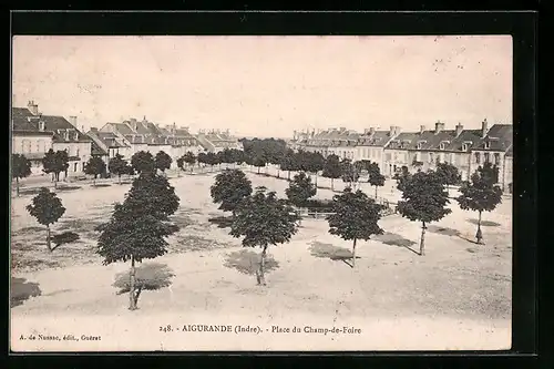 AK Aigurande, Place du Champ-de-Foire