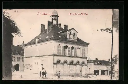 AK Écueille, Hotel-de-Ville