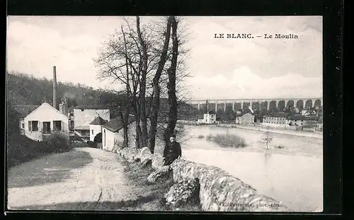 AK Le Blanc, le Moulin