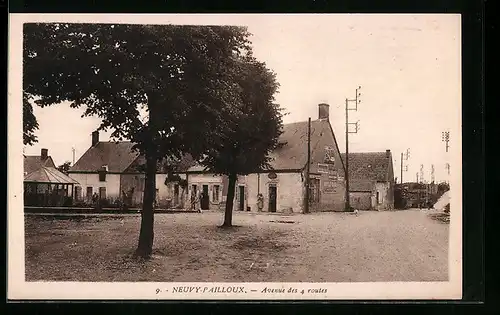 AK Neuvy-Pailloux, Avenue des 4 routes