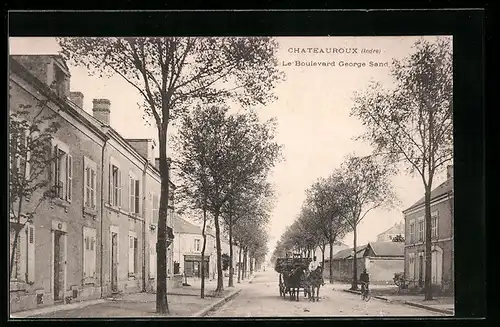 AK Chateauroux, Le Boulevard George Sand