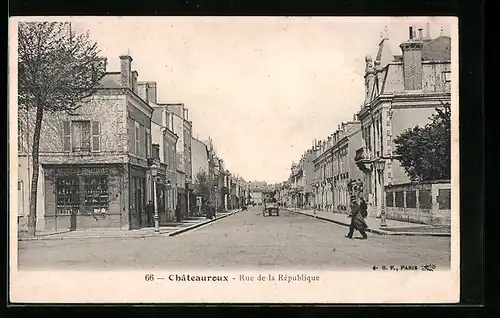 AK Chateauroux, Rue de la Republique