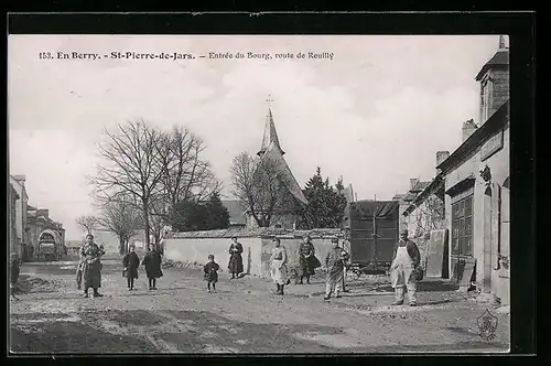 AK St-Pierre-de-Jars, Entree du Bourg, route de Reuilly