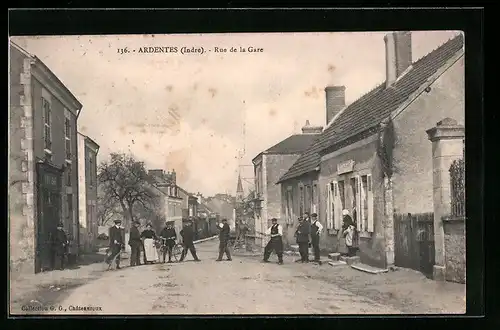 AK Ardentes, Rue de la Gare