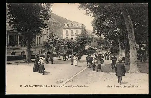 AK Ax-Les-Thermes, L`Avenue Delcassé, au Couloubret