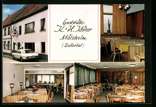 AK Mölsheim /Zellertal, Gaststätte K. + H. Klöter