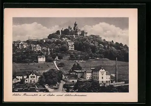 AK Braunfels a. d. Lahn, Schloss Braunfels und Schlossbrauerei