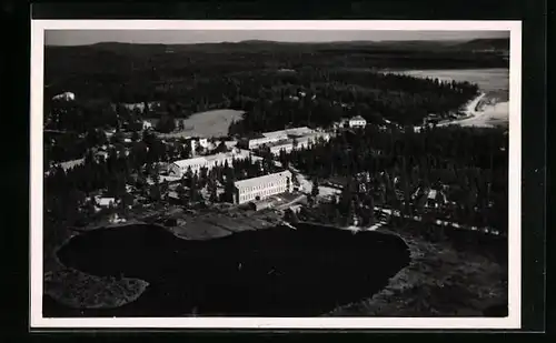 AK Tikkakoski, Ortsansicht aus der Vogelschau