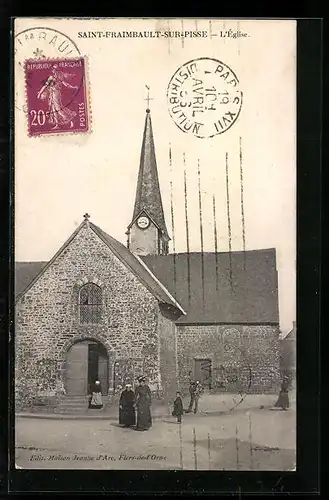 AK Saint-Fraimbault-sur-Pisse, L`Eglise