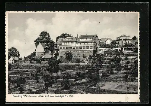 AK Hamberg /Oberhessen, Hotel Frankfurter Hof, Bes. Hch. Deeg u. Sohn